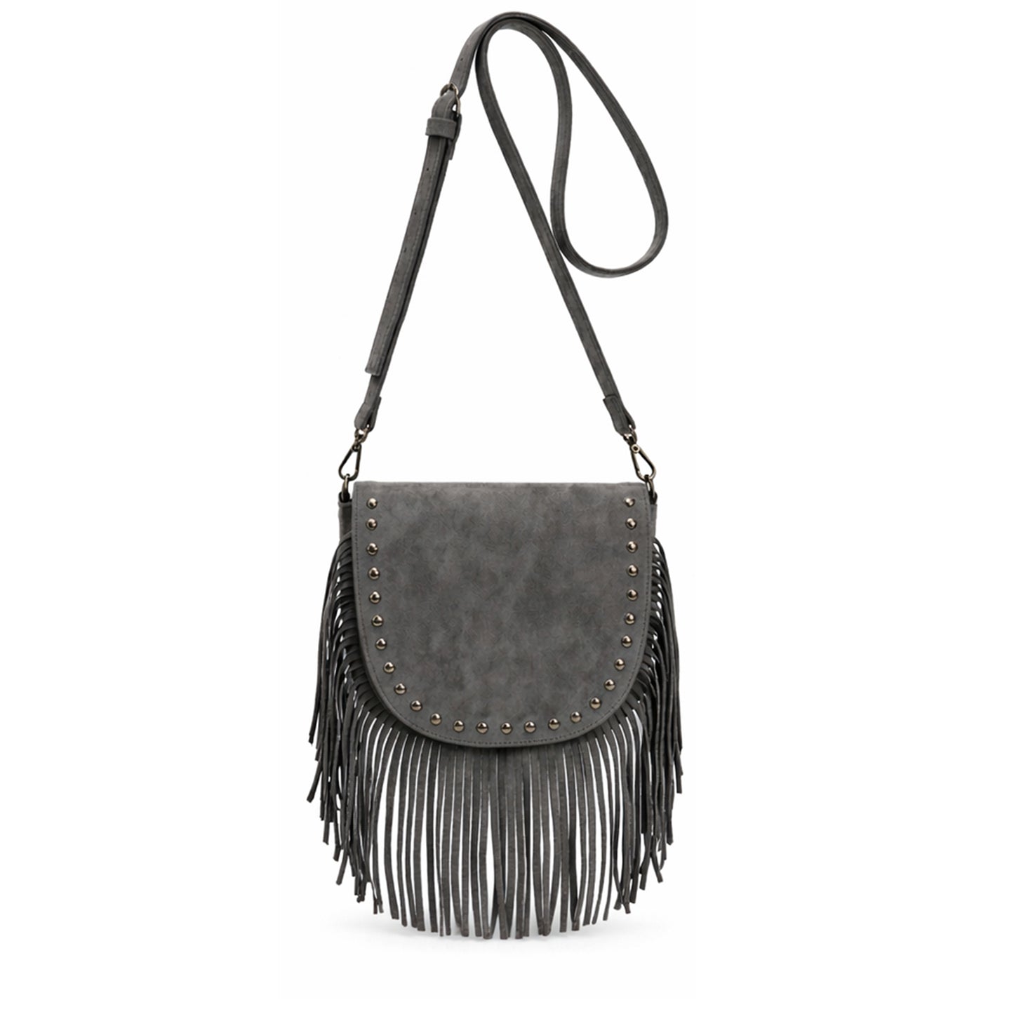 Ira – Suede Fringe Crossbody