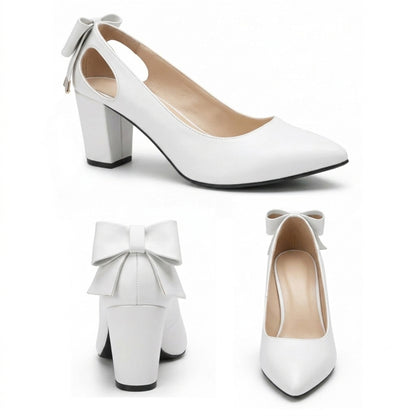 Anaya – Bow Mid Heel
