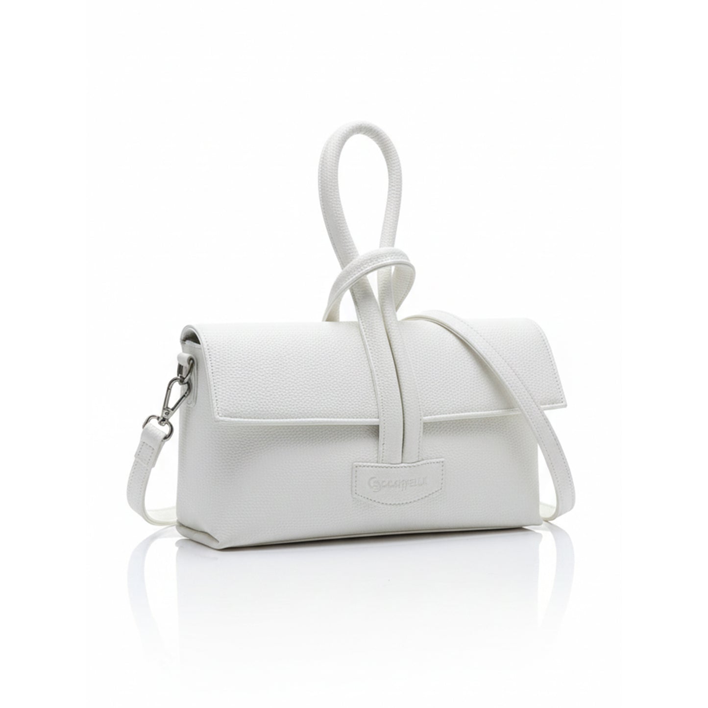 Knot Sculpted Handle Crossbody Handbag | Scarpella