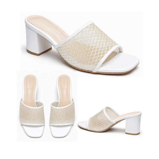 Lurelle – Mesh Mule Heel | SCARPELLA