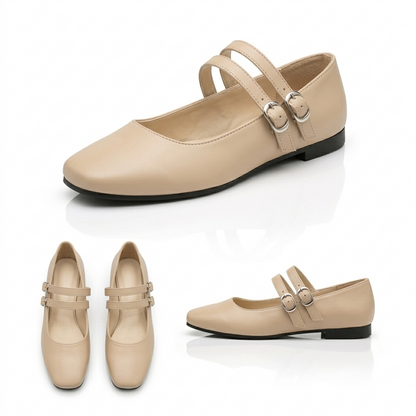 Chiara – Square Toe Flat