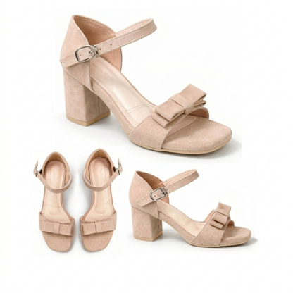Sola – Suede Block Heel Sandal