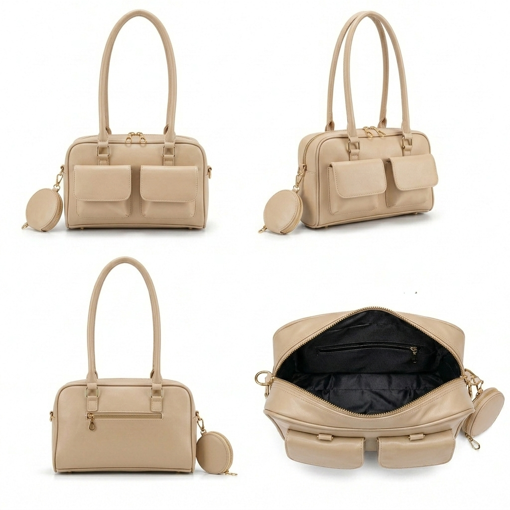 Cleo – Multi-Pocket Handbag