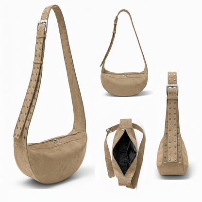 Velora Crescent Stud Bag
