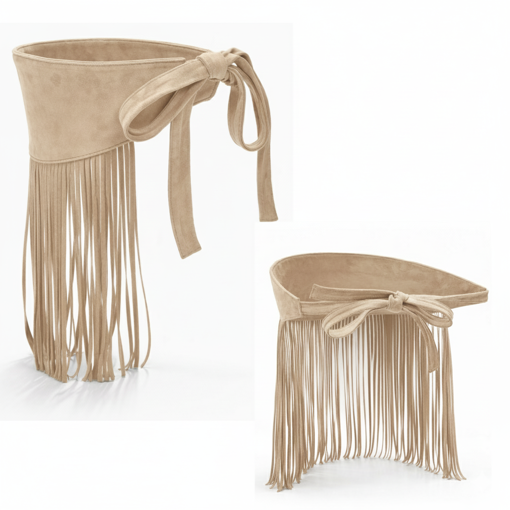 Boho Wrap Fringe Belt | Scarpella