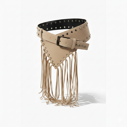 Solene Fringe Belt | Scarpella
