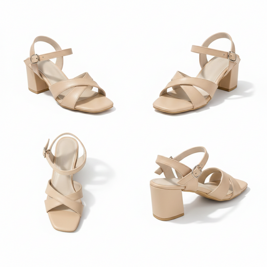 Arlette Block Sandal | Scarpella