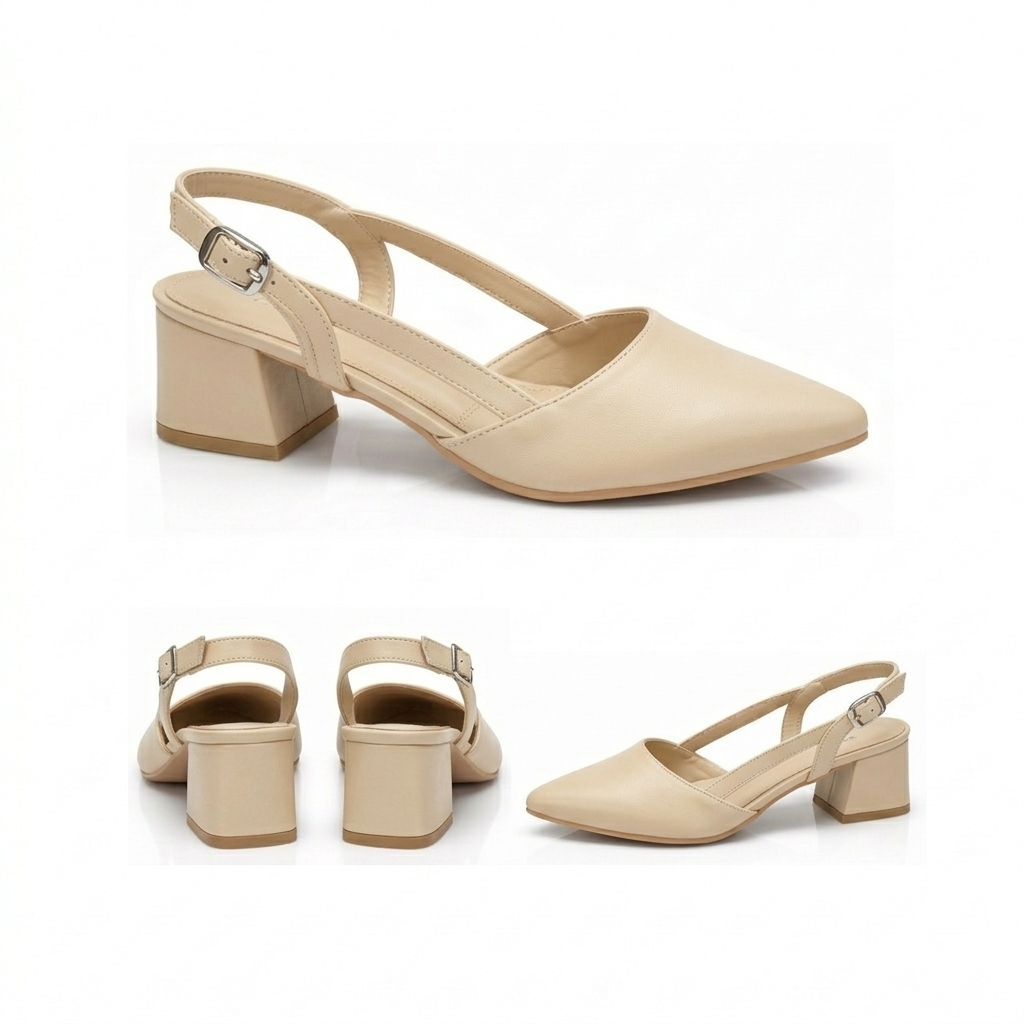 Livia – Slingback Mid Heel