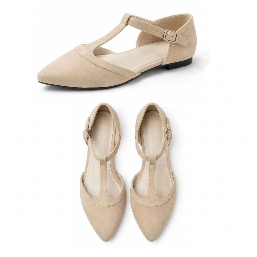 Lyra – Suede Flat