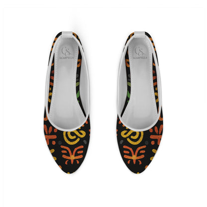 MAYZA Vesper Printed Flat Shoes