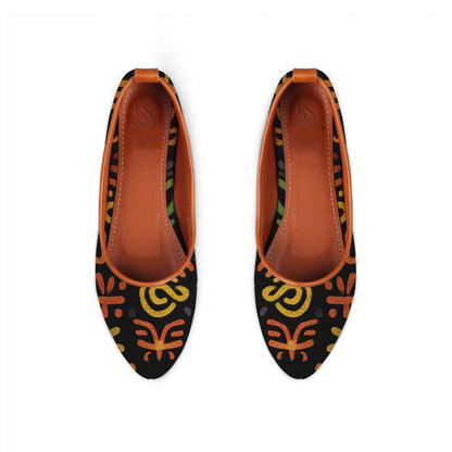 MAYZA Vesper Printed Flat Shoes