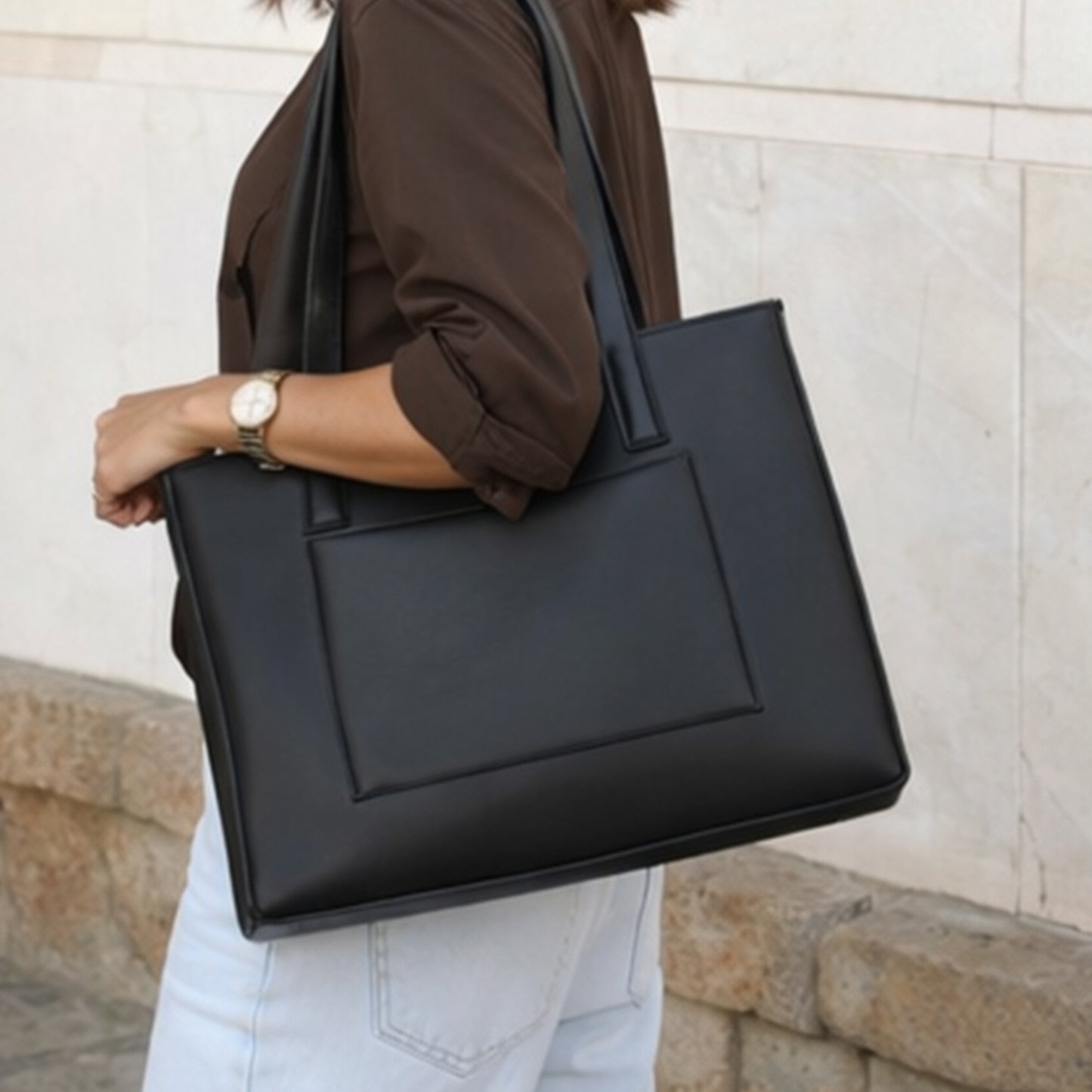Smart Pocket Tote Bag | Scarpella