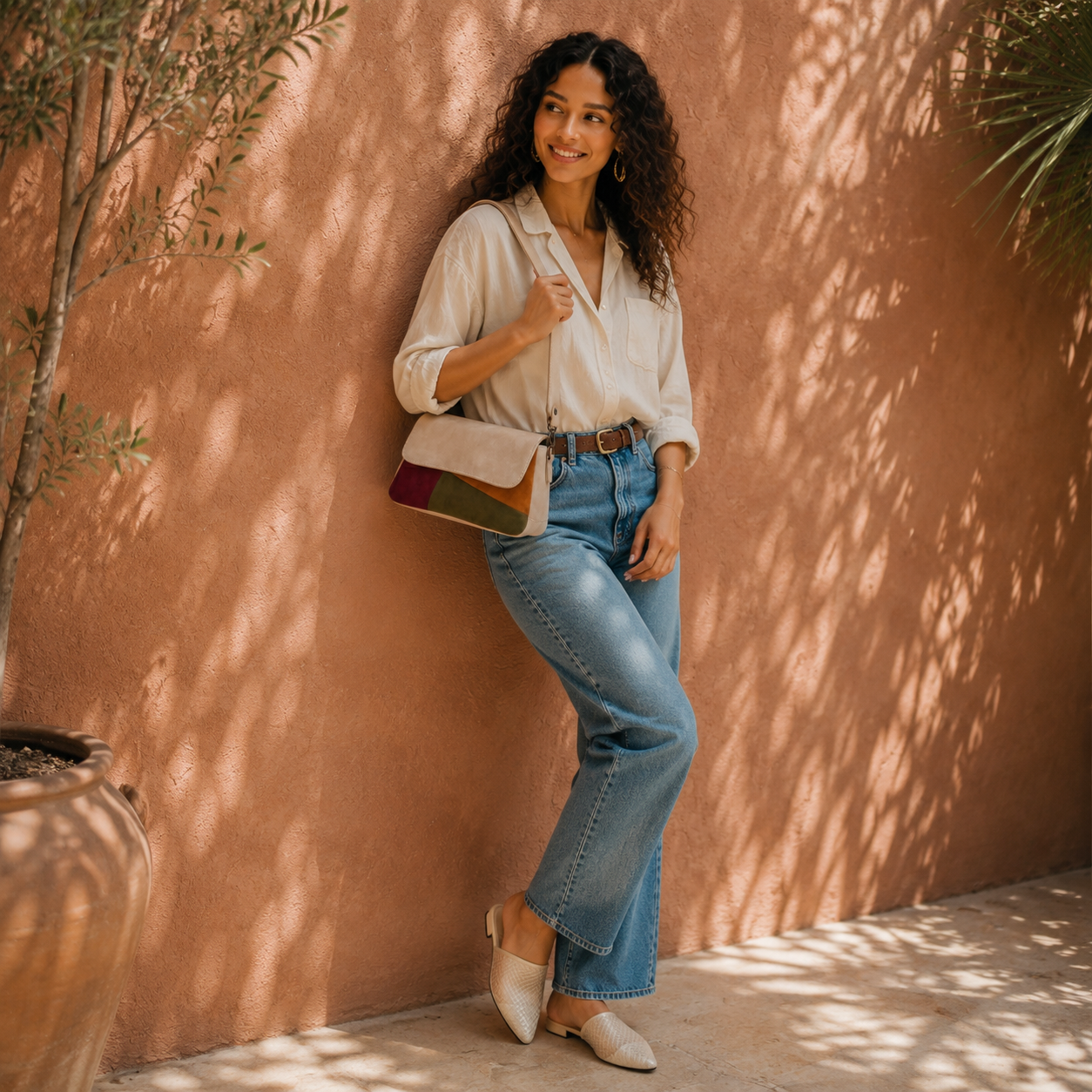 Alma Latina – Satchel Suede Bag
