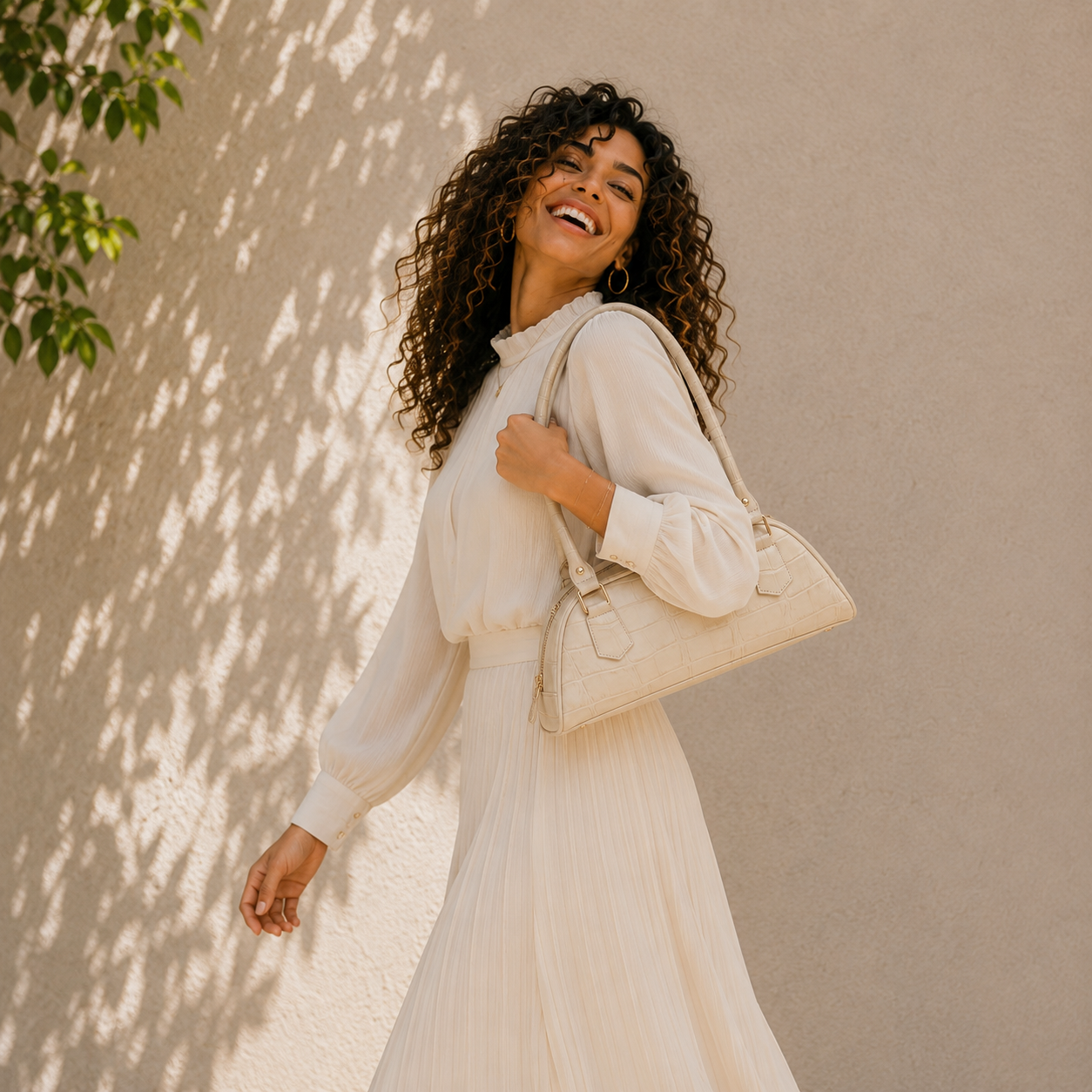 Lunessa – Croc Shoulder Bag