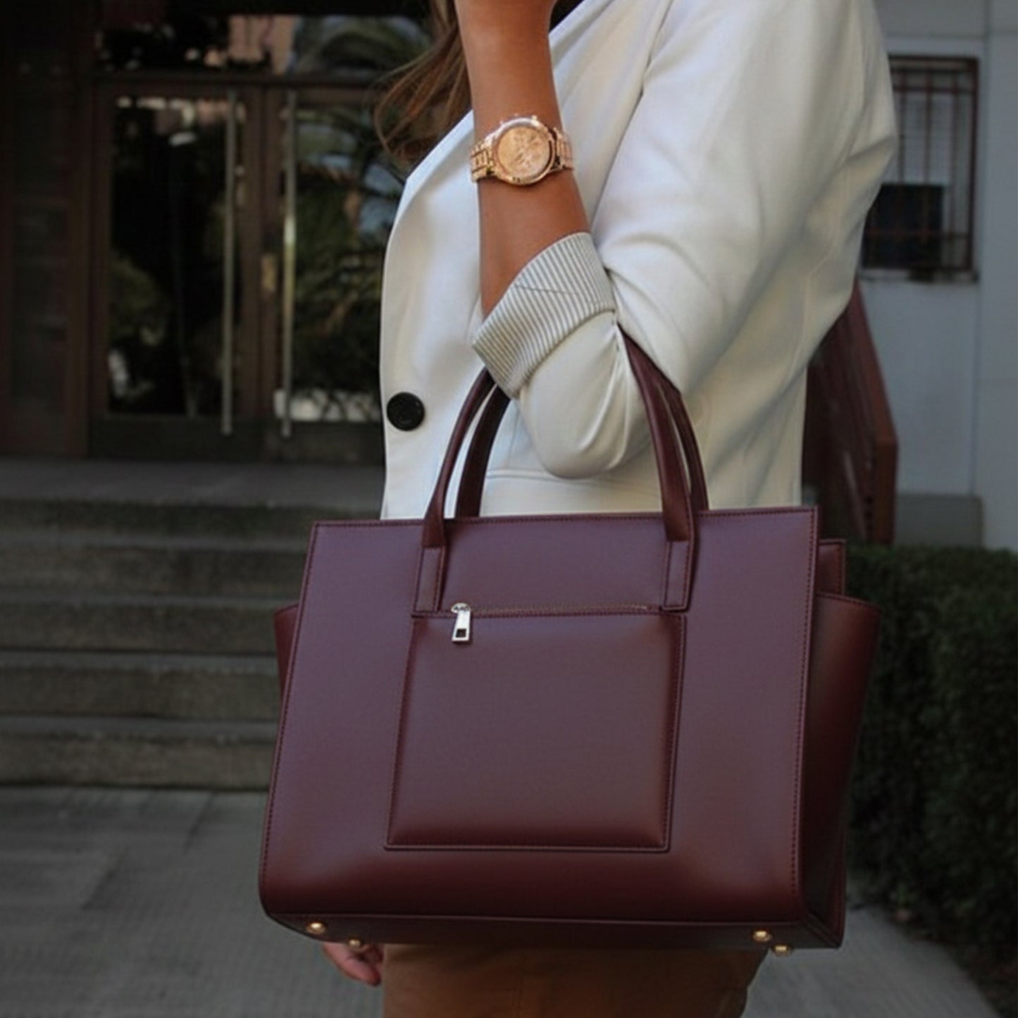 ELLE Structured Work Bag | Scarpella