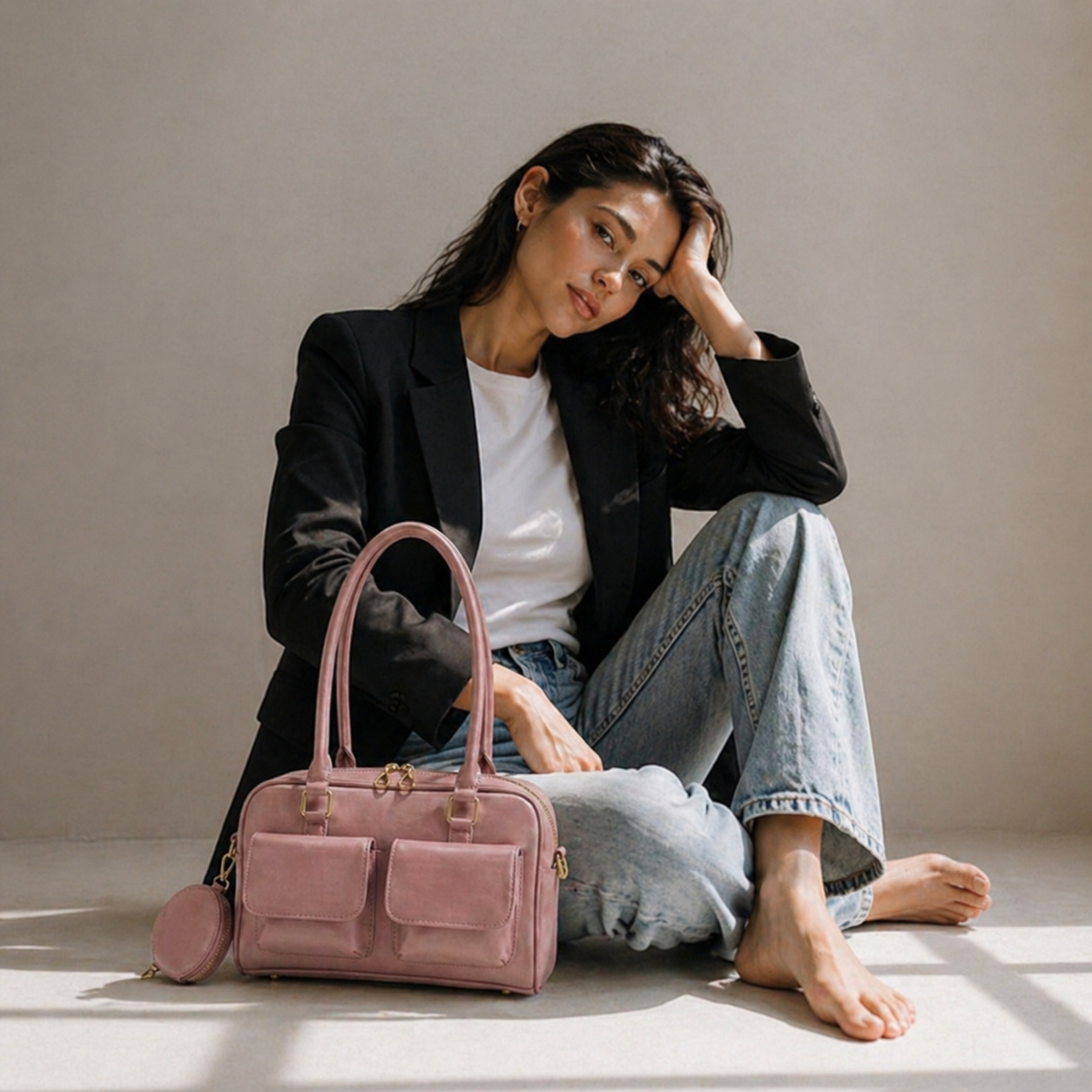 Cleo – Multi-Pocket Handbag
