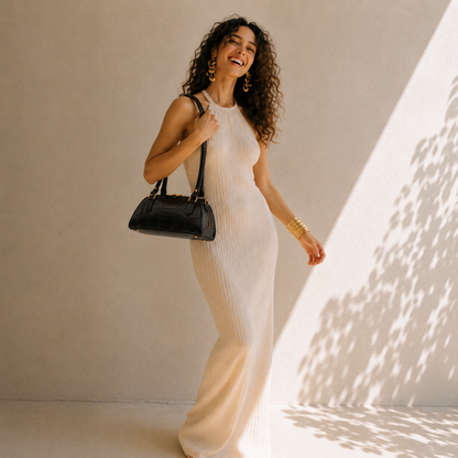 Lunessa – Croc Shoulder Bag