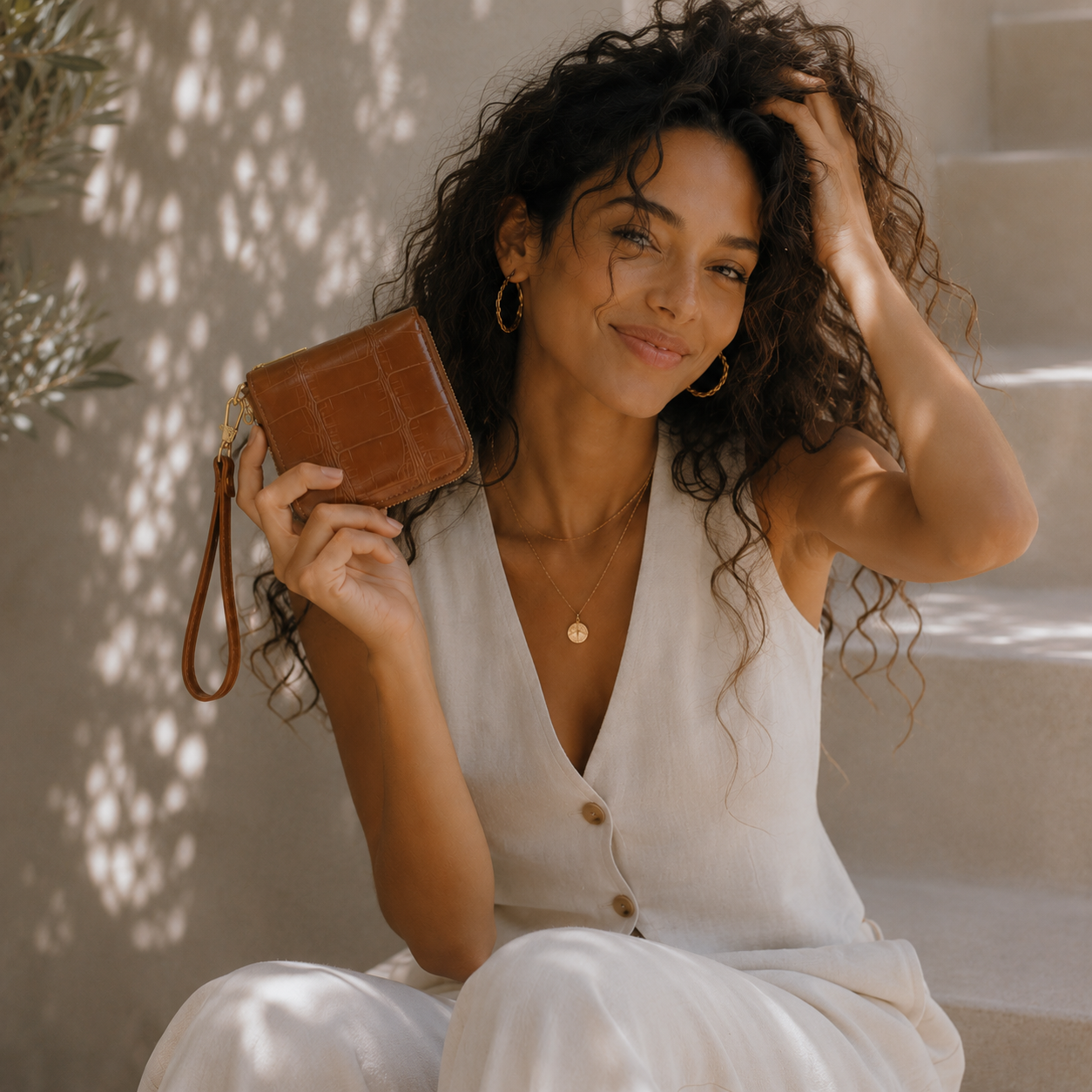 Mirella – Croc Mini Wallet