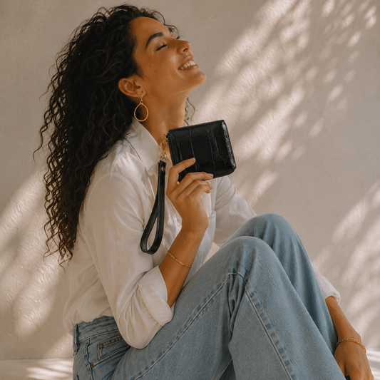Mirella – Croc Mini Wallet