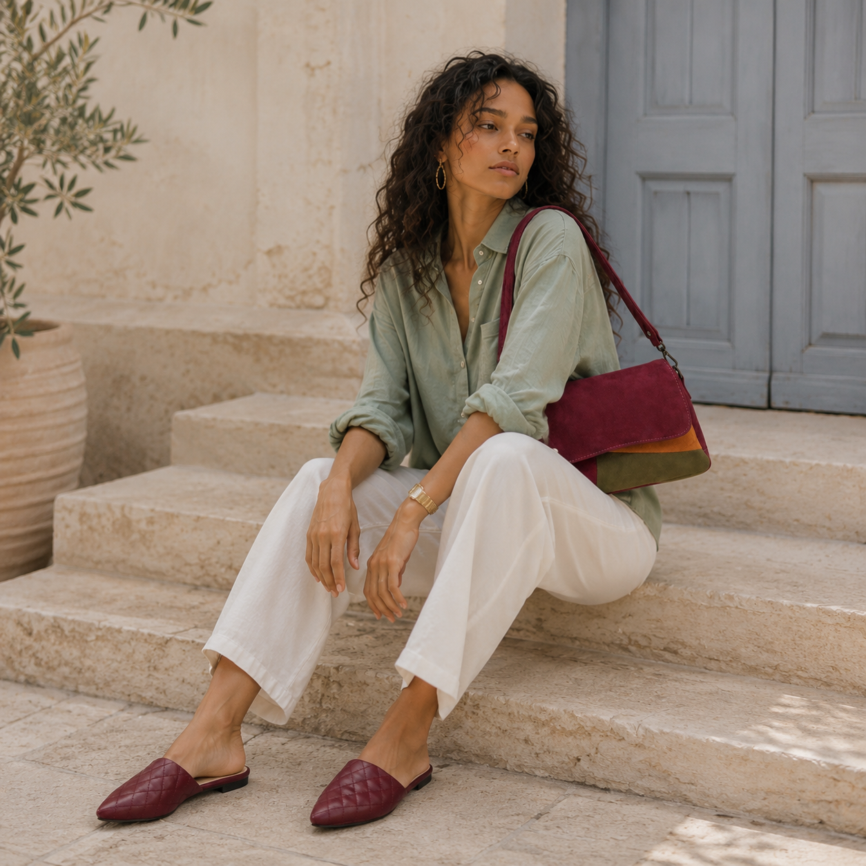 Alma Latina – Satchel Suede Bag