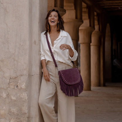 Ira – Suede Fringe Crossbody