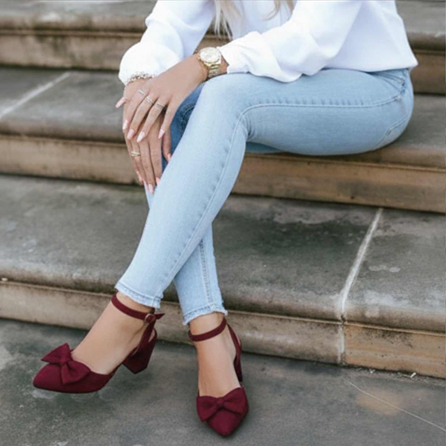 Grace Bow Slingback | Scarpella