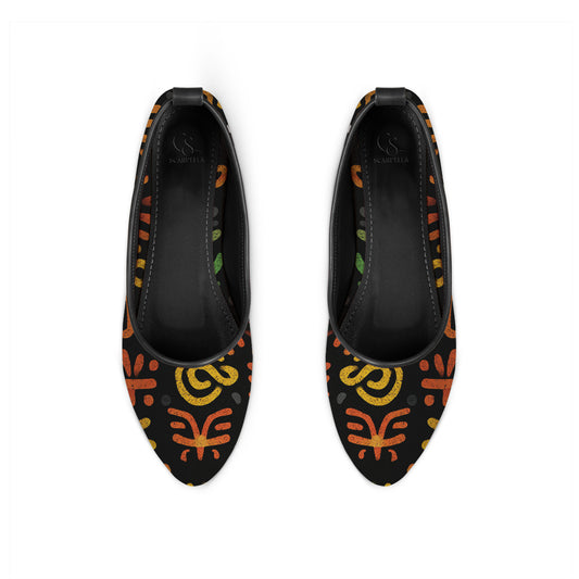 MAYZA Vesper Printed Flat Shoes