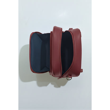 Burgundy Shika Crossbody & Handbag [Double Face]