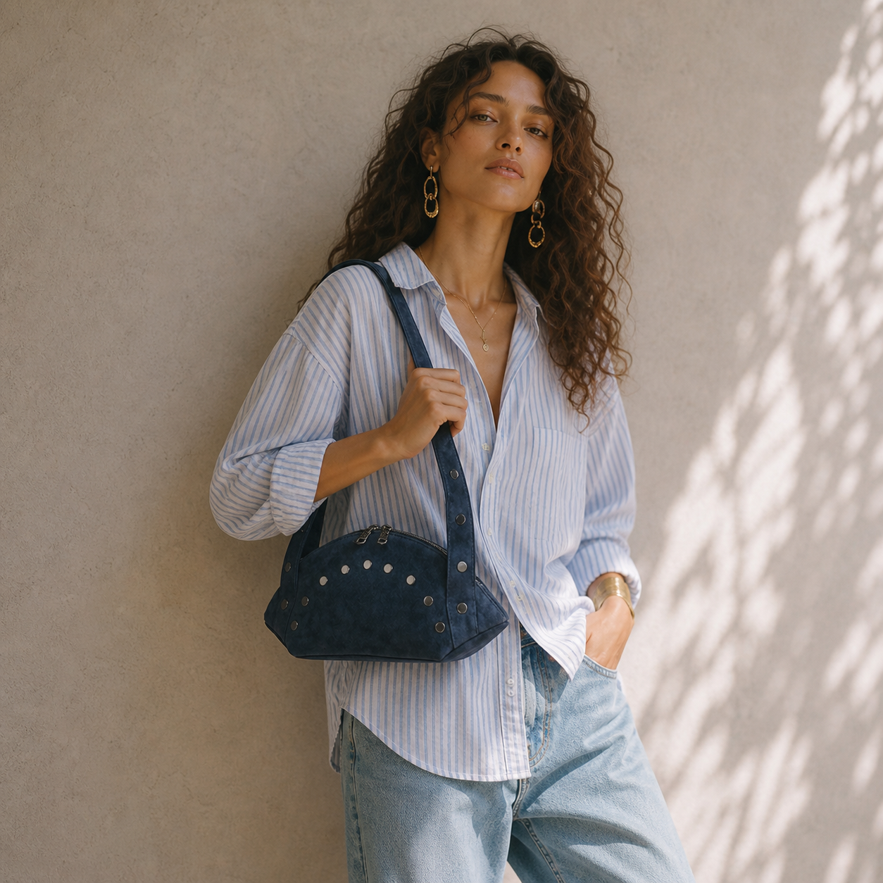 Liora – Studded Shoulder Bag