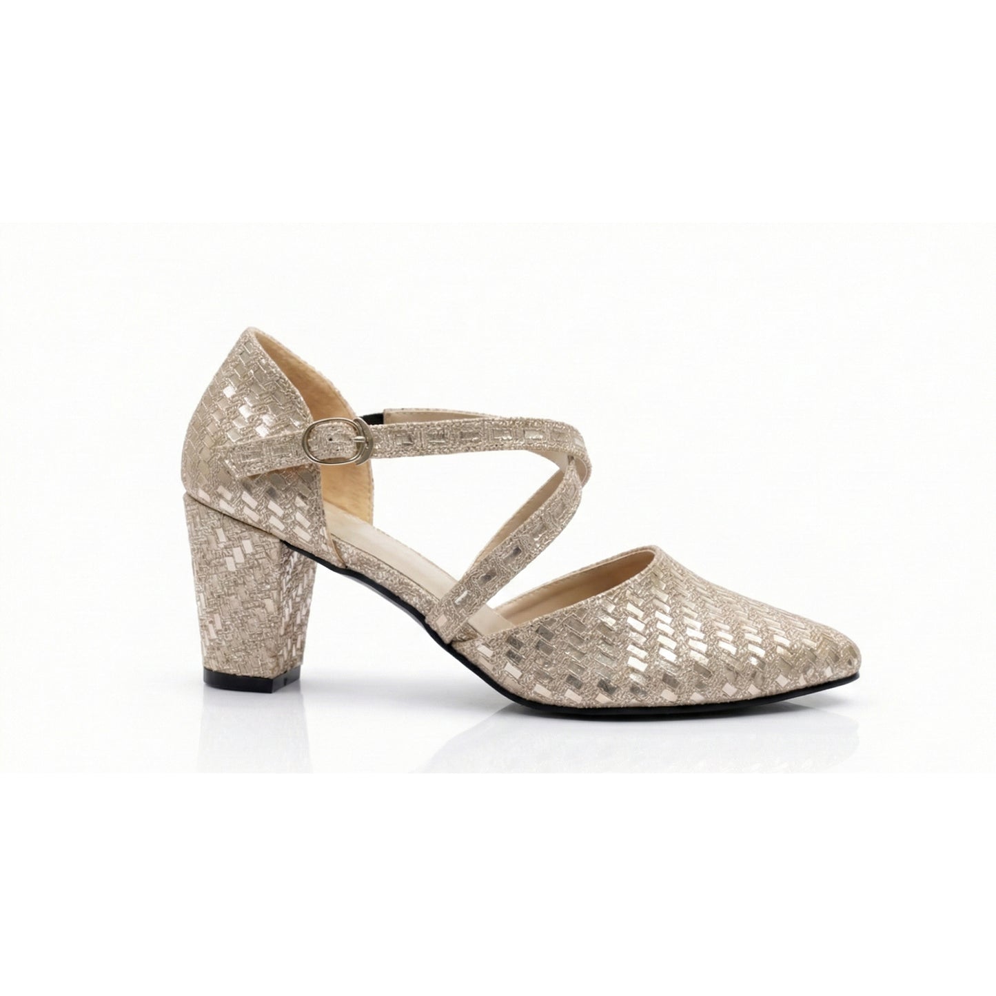 Shine Soirée Mid-Heel Shoes | Scarpella