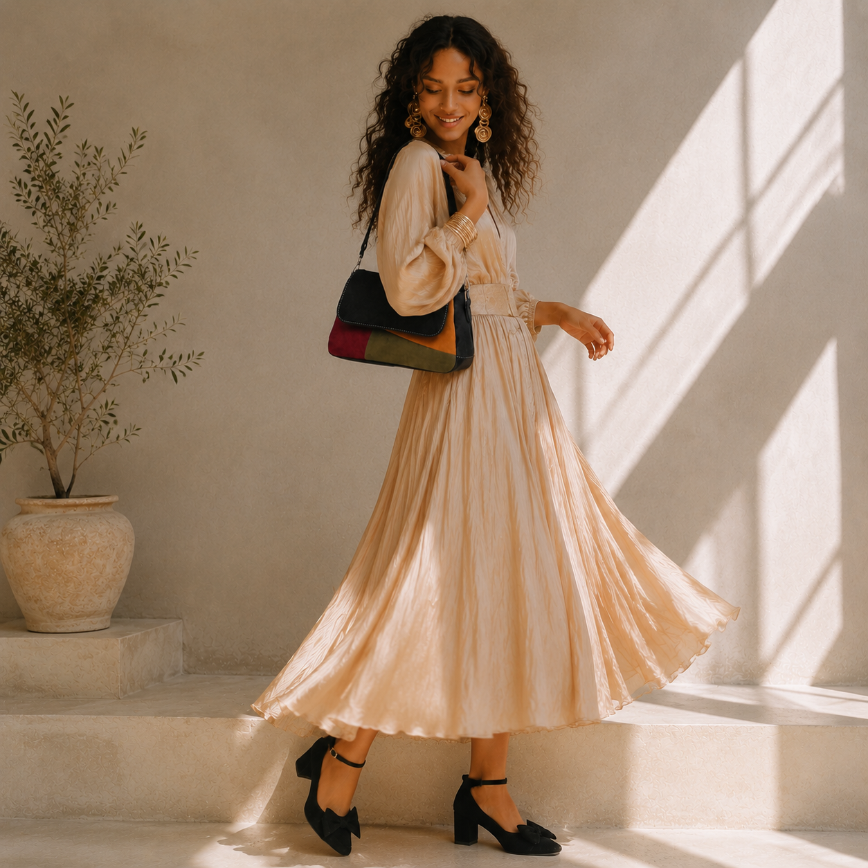 Alma Latina – Satchel Suede Bag