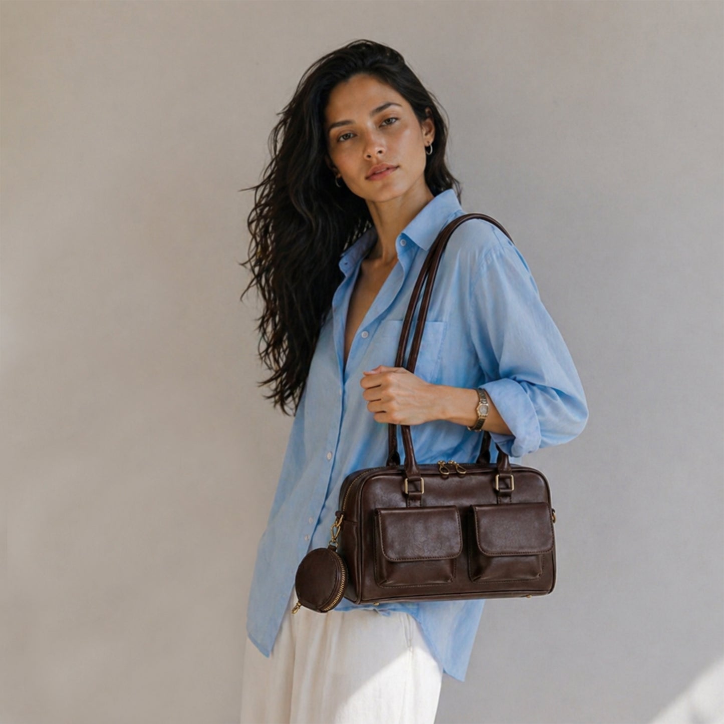 Cleo – Multi-Pocket Handbag