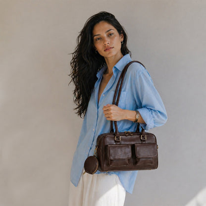 Cleo – Multi-Pocket Handbag