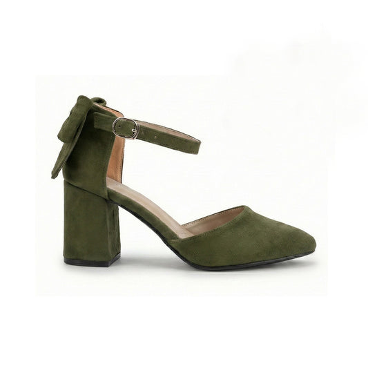 Ruby Bow Mid-Heel | Scarpella