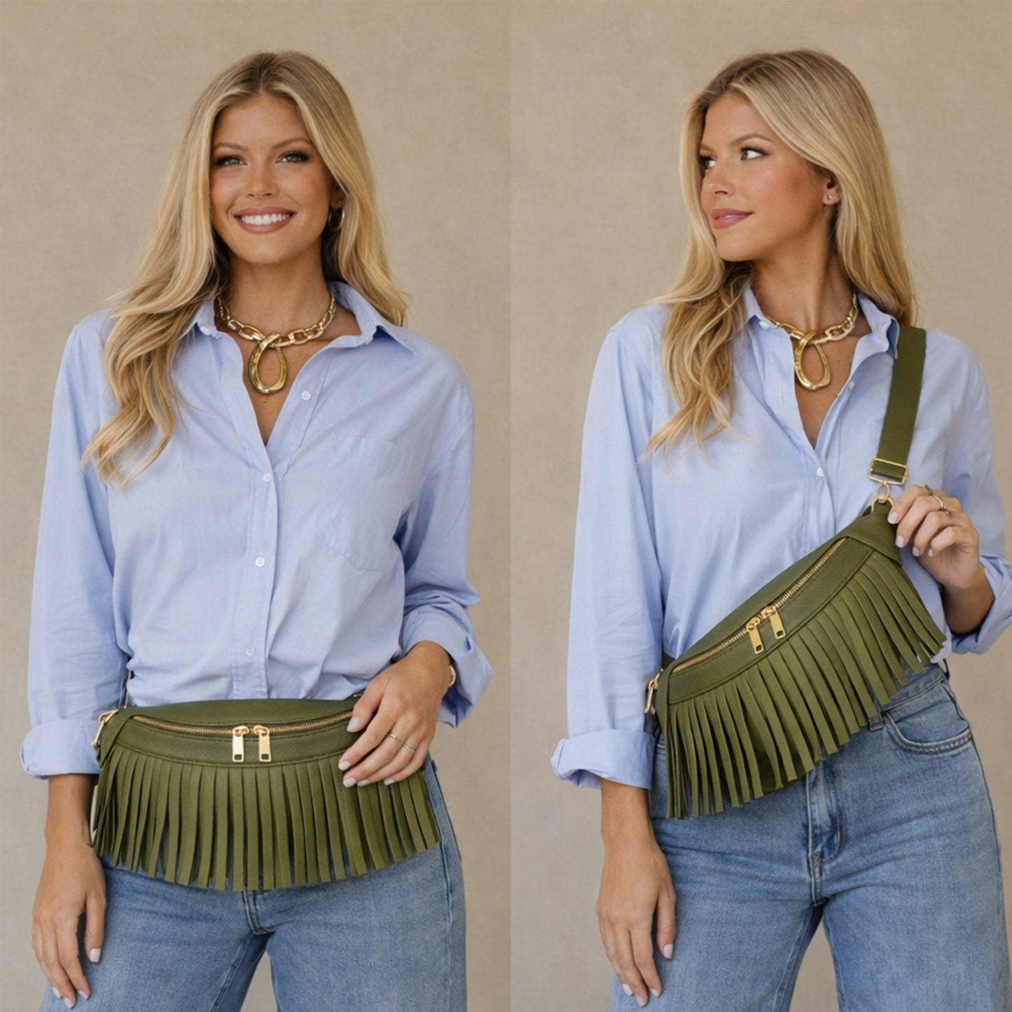 Soreya – Fringe Waist Bag