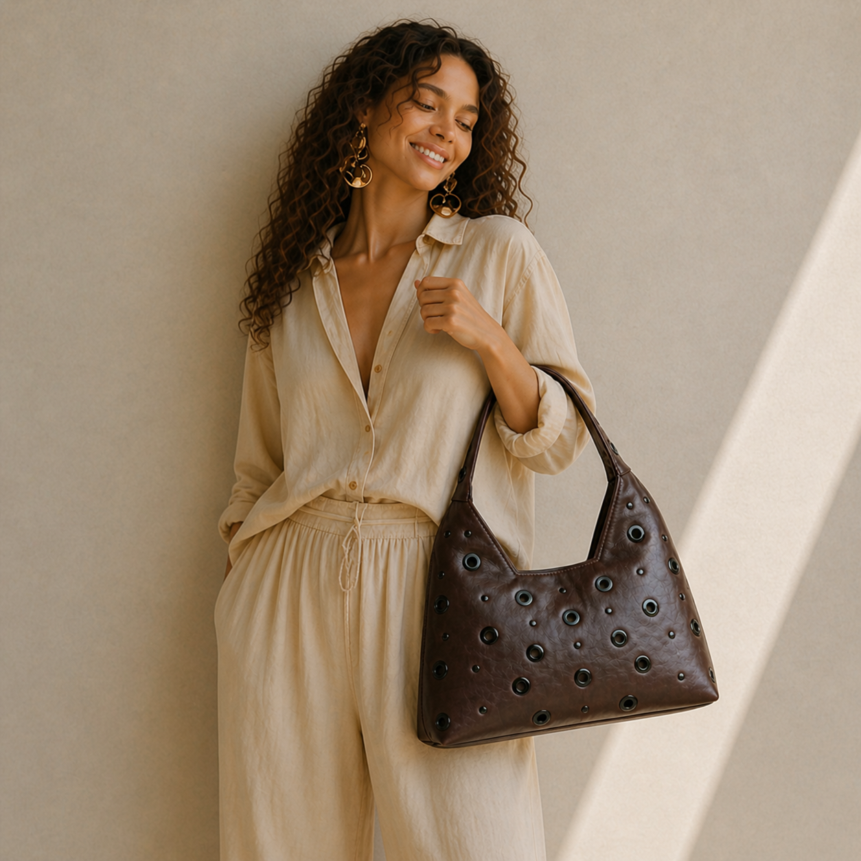 Sorella – Eyelet Hobo Bag