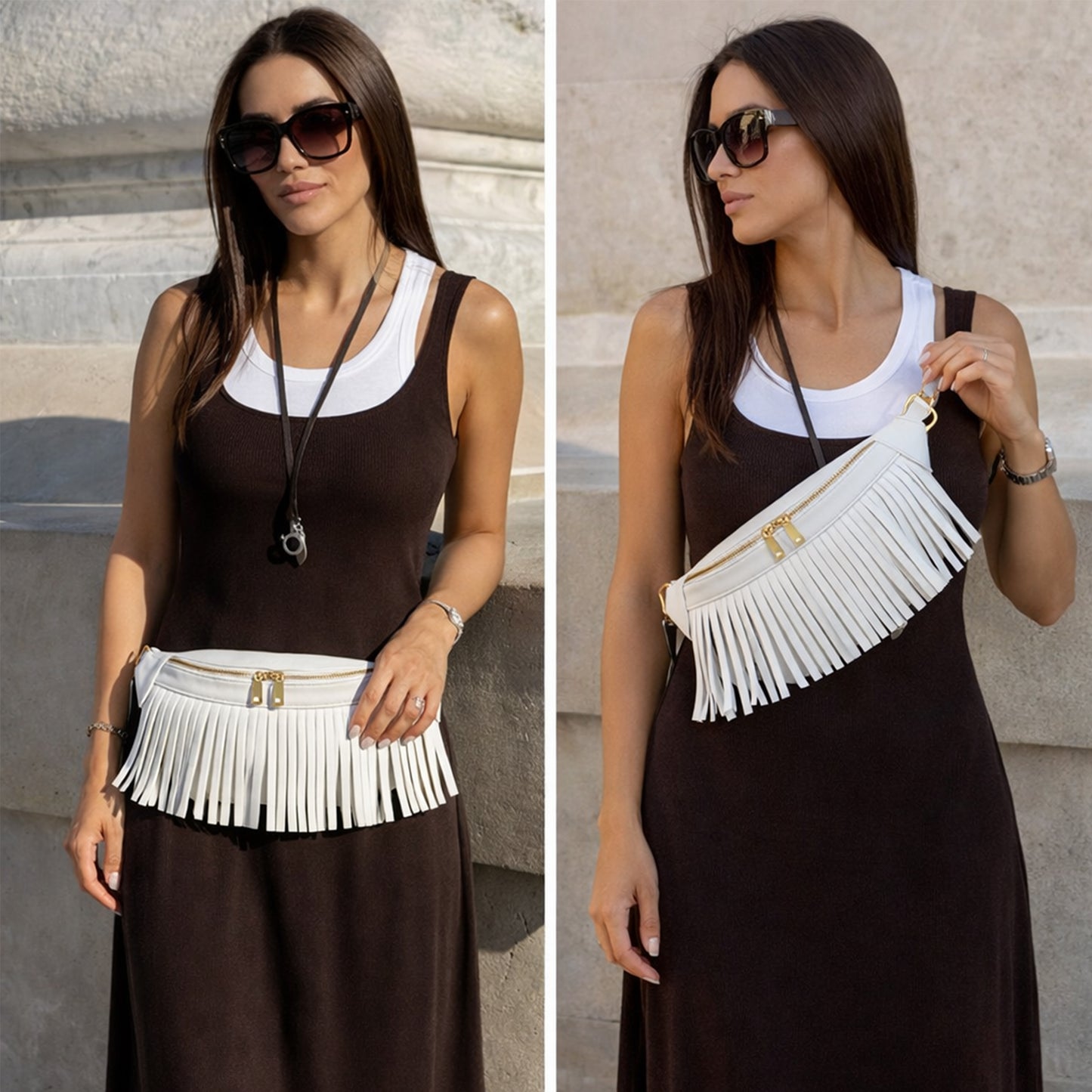 Soreya – Fringe Waist Bag