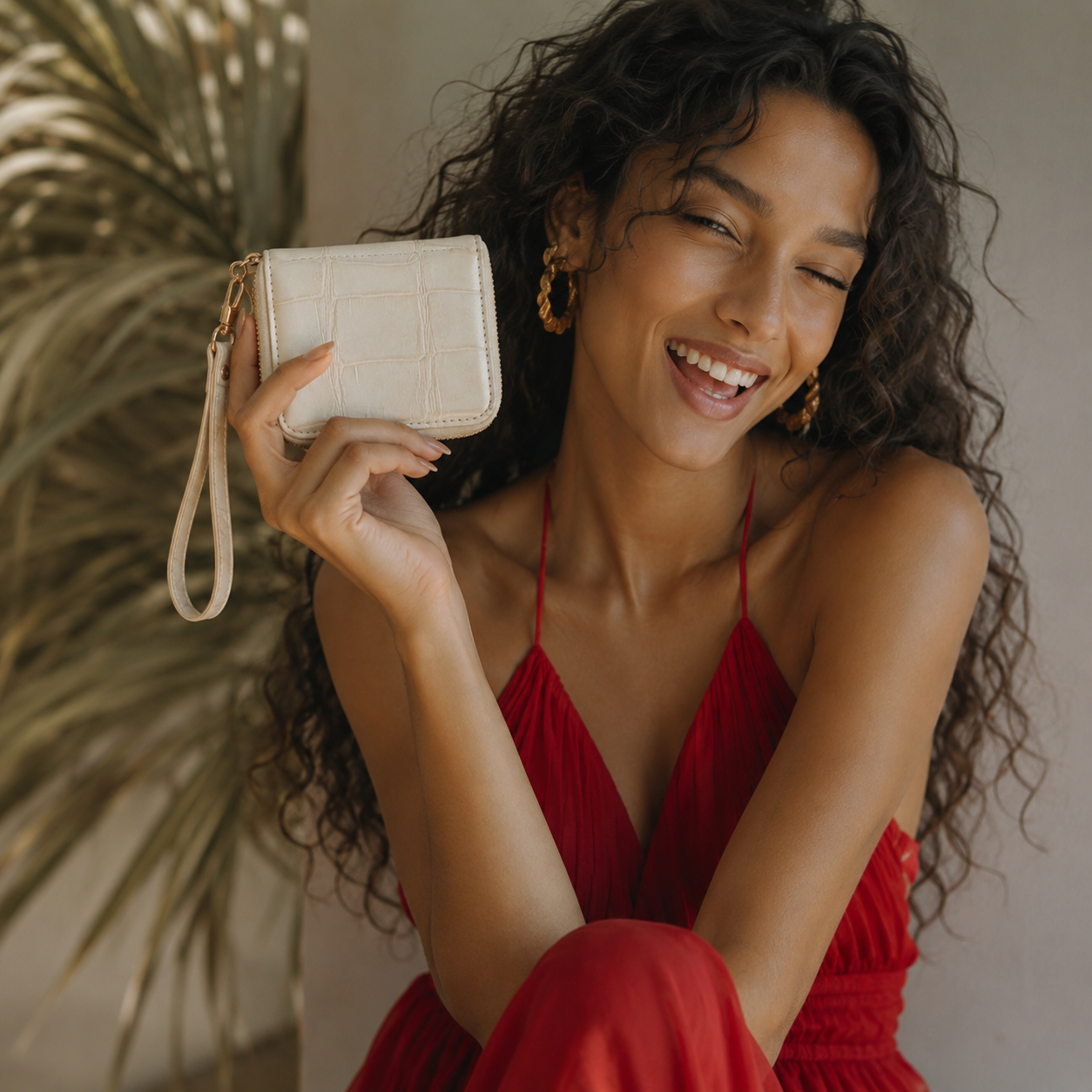 Mirella – Croc Mini Wallet