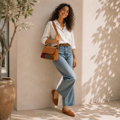 Alma Latina – Satchel Suede Bag