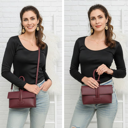 Knot Sculpted Handle Crossbody Handbag | Scarpella