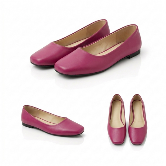Lora – Square Toe Flat
