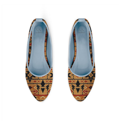 MAYZA Roux Printed Flat Shoes