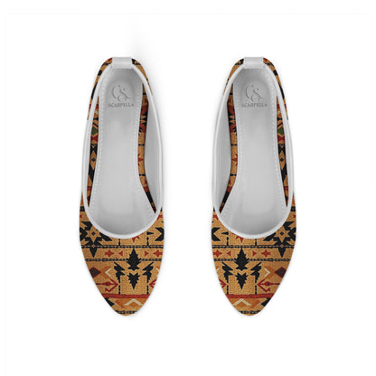MAYZA Roux Printed Flat Shoes