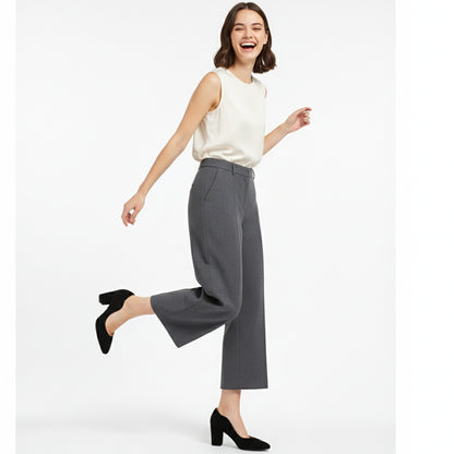 Black Suede Wavy Heel