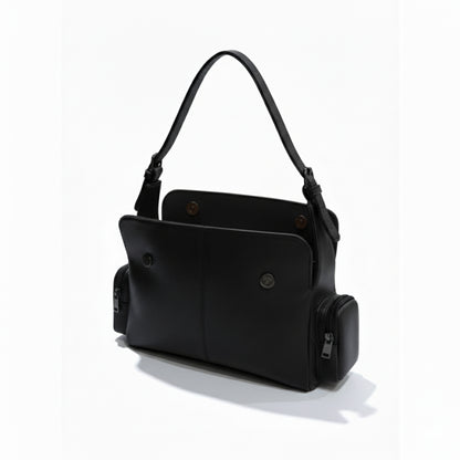 Black LUSHA Dual Carry Bag (Hand & Shoulder)