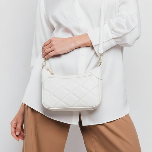 Vega Quilted Crossbody Bag | Scarpella