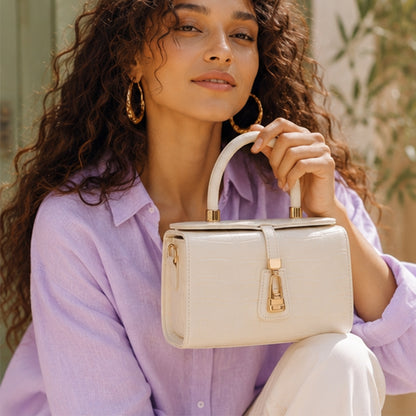 Savelle – Croc Top Handle Bag