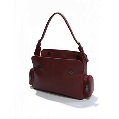 Burgundy LUSHA Dual Carry Bag (Hand & Shoulder)