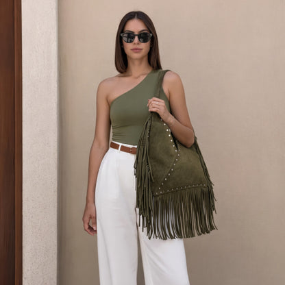 Virella – Fringe Hobo Bag
