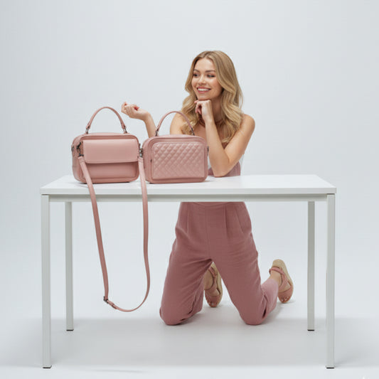 Cashmere Shika Crossbody & Handbag [Double Face]